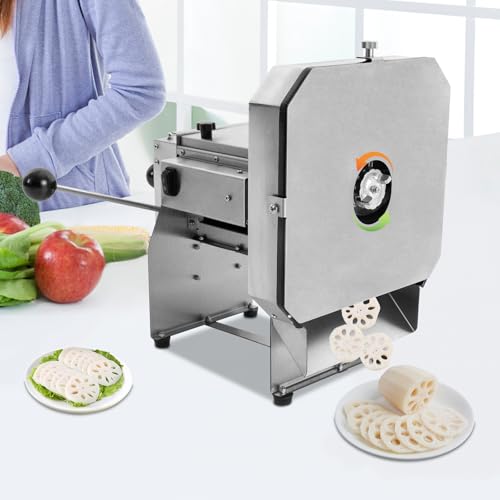 Cortadora eléctrica de vegetales 0-10mm acero inoxidable miniatura 3