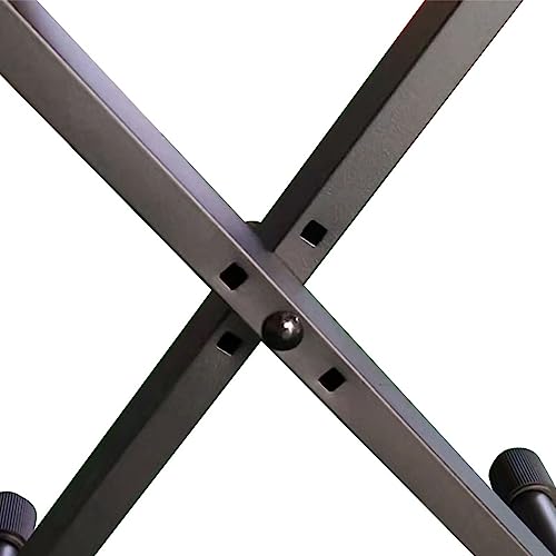 FUNFANG Banc de piano noir pour clavier – Tabouret de piano noir – Banc de piano de style X – Hauteur réglable – Tabouret rembourré pour clavier électronique - Les Beatles, Paul McCartney, John Lennon, RIngo Starr, George Harrison FUNFANG Banc de piano noir pour clavier - Tabouret de piano noir - Banc de piano de style X - Hauteur réglable - Tabouret rembourré pour clavier électronique – Image 5