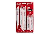 Milwaukee 5 Piece Demolition SAWZALL Blade Set (49-22-1105)