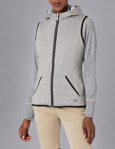 Chaqueta Acolchada para Mujer Chaleco Reversible Dos en Uno Stripe Cora con Capucha 4