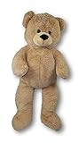 dutis Teddybär Bär 1m Hellbraun Kuschelbär 100 cm Teddy Plüschtier Kuscheltier