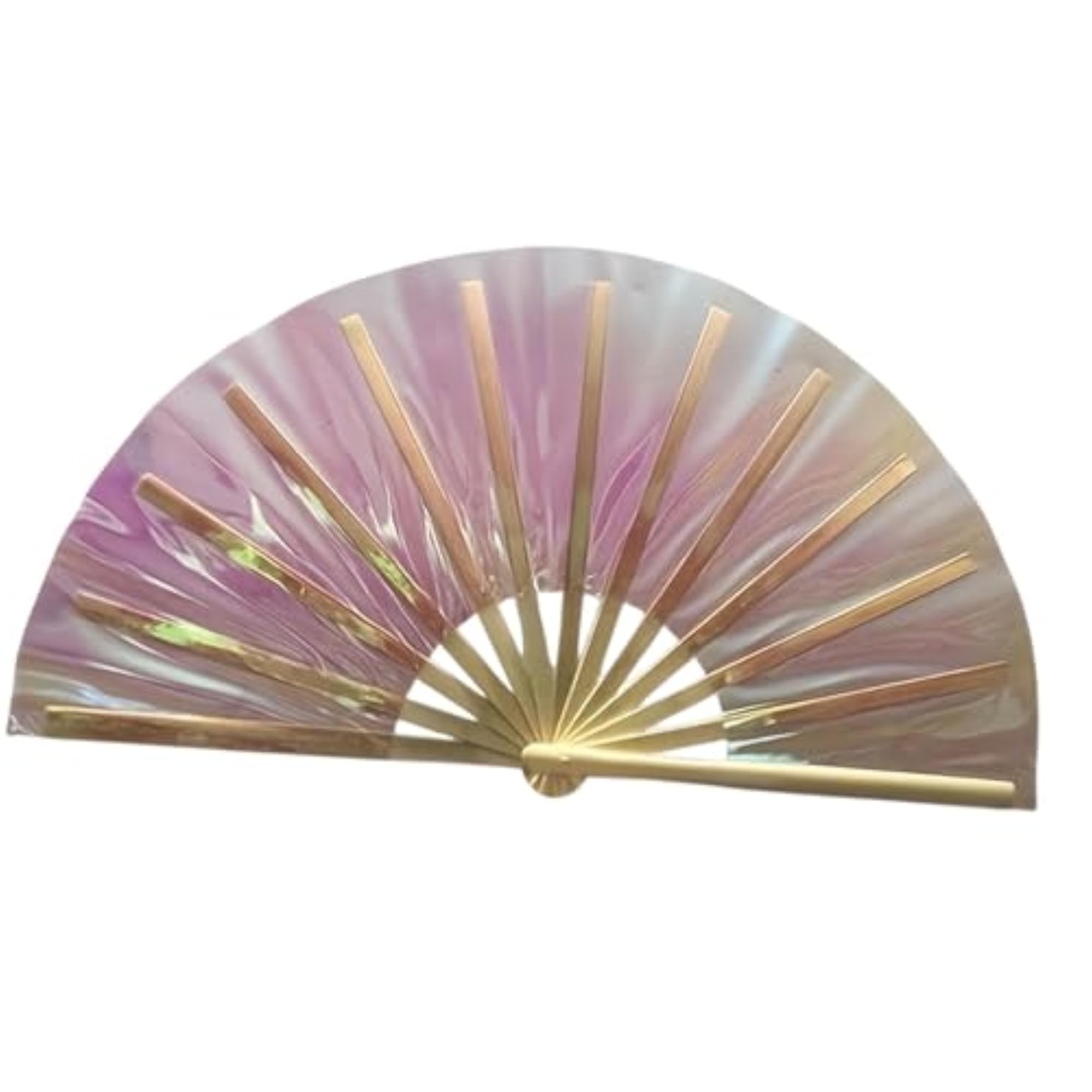 Folding Popping Fan Creative Decor for Rainbow Outfits