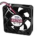 Ruilogod DC 12 V 3 pin 50mm x 50mm bezszczotkowy wentylator chłodzący do pc futerał CPU Cooler