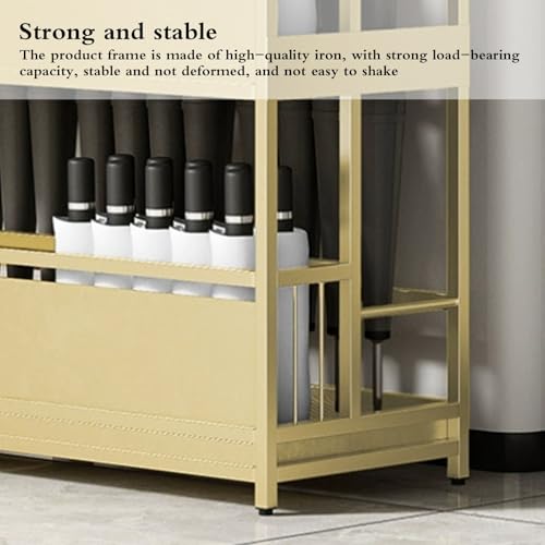 Support métallique pour entrée au design épuré noir avec base de 48 pouces - 5