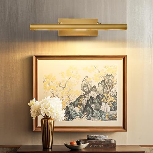 HONIEGG Brass Picture Lights for Wall, 24 inch Art Light Over Picture Frame by HONIEGG - Used condition - Image 2