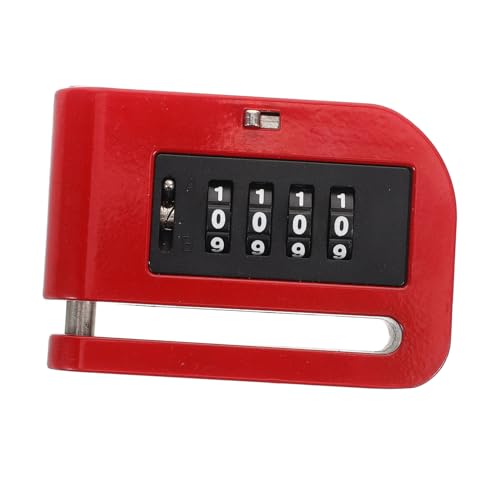 EXHUMKY Cadenas à Combinaison pour Frein à Disque Vélo Bloqueur De Roue en Alliage Aluminium sans Clé pour Deux-Roues Et Scooters