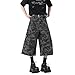 DOSLAVIDA Baggy Jorts Mens Denim Shorts Summer Jean Shorts Loose Casual Fashion Capri Jeans