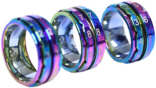 Bague compte-rangs Knitter's Pride Rainbow outil tricot crochet taille 8