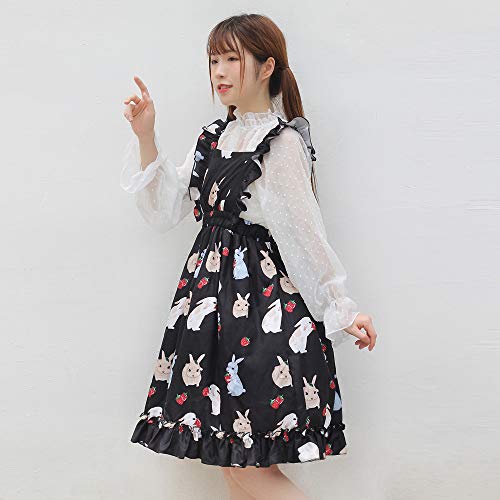 Packitcute Summer Dresses for Girls Bunny Printed A-Line Midi Dress3