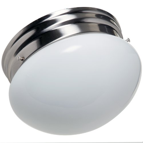 Boston Harbor F13Bb01-6854-Bn 5103189 Dimmable Round Ceiling Light Fixture, (1) 60/13 W Medium A19/Cfl Lamp, Brushed Nickel #TOP1