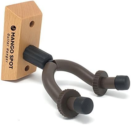 Wooden Base Guitar Hanger Wall Mount Holder,4 Pack