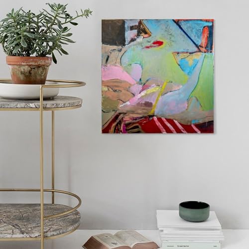 Impression sur toile Bernice Bing tableau abstrait moderne bureau sans cadre - 4
