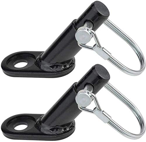 Wellfun 2Pcs Bike Trailer Coupler Bicycle Trailer Hitch Adapter Metal Instep Bike Trailer Attachment Connector Accessory For Instep Bike Pet Stroller #TOP2
