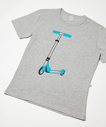 Hering Infantil Conjunto de Camiseta e Calçao, Meninos, Cinza/Azul, 10