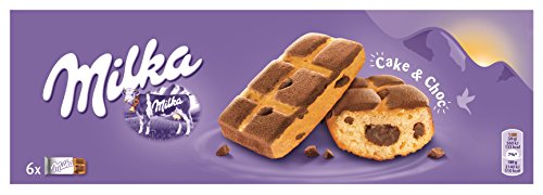 Milka Gâteaux fourrés et pépites de chocolat au lait - La boîte de 5, 175g