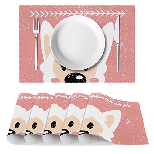 Sets de table en alpaga pour grandes tables à manger conviviales x6 - 3