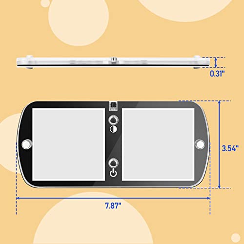 Ristow Rv Led Interior Lights 12-18V 2 Pack Dimmable Ceiling Light 6W, Camper Lighting With 4 Colors For Rv/Trailer/Camper/Boat, Warm White Light/Natural White/Cool White Light/Blue 4000-4500K, 700Lm #TOP1