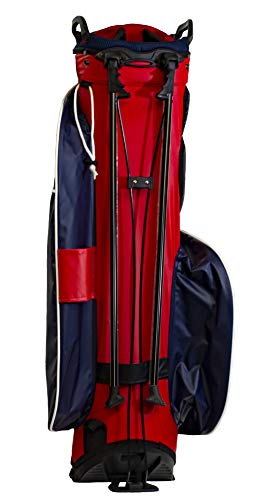 Club Champ Waterproof Stand Golf Bag, Red/ White/ Blue (Jr988) #TOP3