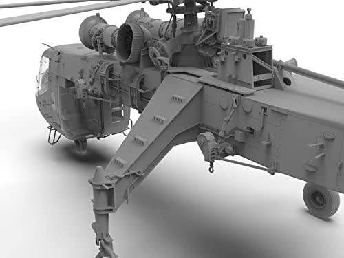 Icm 53054 — Sikorsky Ch-54A Tarhe, Us Military Heavy Helicopter Model Kit — Plastic Model Kit In 1:35 Scale — Highly-Detailed Replica Of The Original Sikorsky Ch-54A Tarhe #TOP5