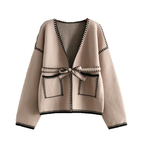 Image of JASCLS Women's Trendy Summer Long Sleeve Open Front Sweater Cardigans for Women
