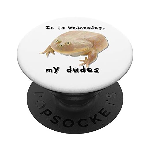 It is Wednesday My Dudes - Funny Edgy Frog Meme PopSockets PopGrip: Swappable Grip for Phones & Tablets