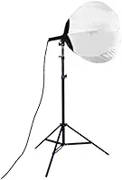 Kit Softbox Lanterna Chines 65 cm com Soquete E27 + Tripé Ajustável 2 m | Iluminação 360° para Estúdio Fotográfico, Lives, Podcasts e Vídeos