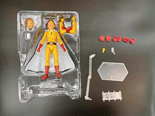 One Punch Man: Vikec 5.9”Saitama Action Figure Collectible Model Pvc Anime Figure Toys Gift, Multicolo #TOP6