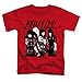 Trevco Sportswear MCRU104-TT-3 Motley Crue & Group Toddler Short Sleeve T-Shirt44; Red - Large 4T