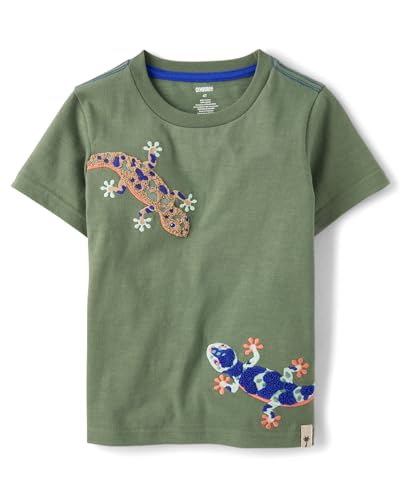 Image of Gymboree Boys and Toddler Embroidered Graphic T-Shirt