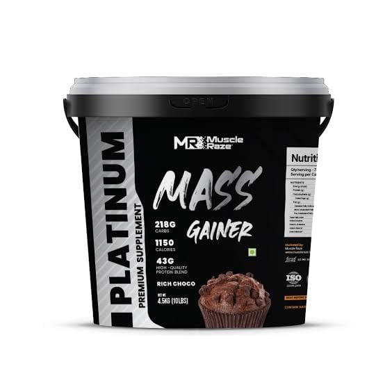 Muscle Raze Mass Gainer, 4.5kg, Chocolate (Chocolate) (B0D7THQN2J) Amazon Price History, Amazon Price Tracker