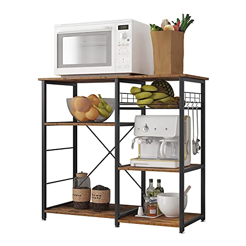 soges 3-Tier Kitchen Baker's Rack Utility Microwave Oven Stand Storage