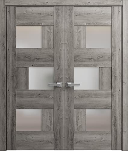 VDOMDOORS Sete 6933 | Double Swing Interior French Doors with