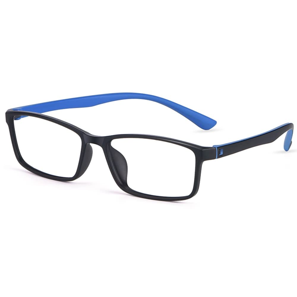 Anti Blaulicht Lesebrille Unisex Vollformat Brille Ultraleicht Anti Müdigkeit Lesegerät Frauen Männer Sonnenbrille Lesebrillen (Color : Blue, Size : +2.50)