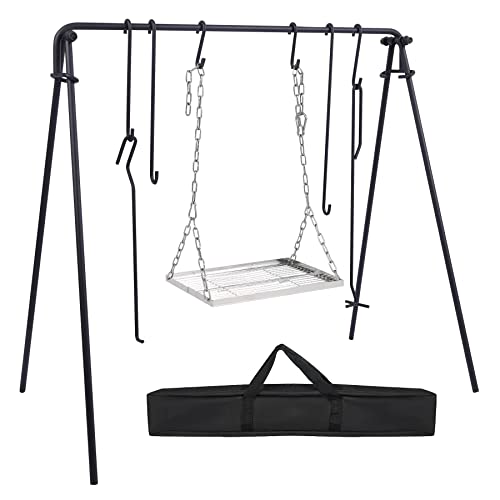 REDCAMP Swing Grill Stand (Stainless)