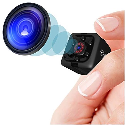 Mini Spy Camera 1080P Hidden Camera | Portable Small HD Nanny Cam with Night Vision and Motion Detection | Perfect Indoor Covert Security Camera for Home and Office | Hidden Spy Cam | Built-in Battery