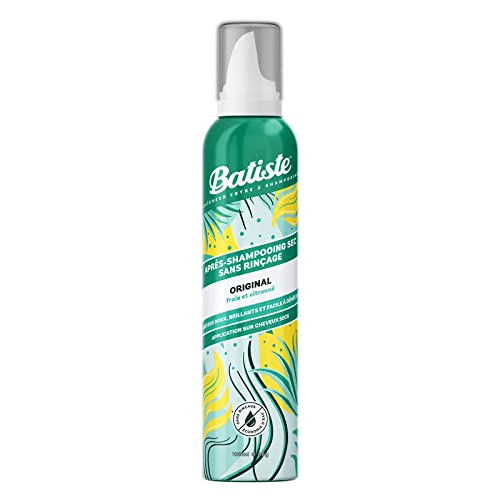 Après-Shampoing Sec Mousse Batiste Original Hydrate sans Rinçage et Ravive l'Éclat Citronné