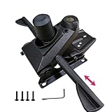 ZREBZYR Bürostuhl Zylinder Ersatz,Sitzaufnahme Bürostuhl Wippmechanik Für Schreibtischstuhl Sitzmechanik Für Drehstühle, Farbe:schwarz