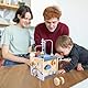 Fervalyna Motorikwürfel, Motorikspielzeug, 6 In 1 Activity Würfel, Motorikschleife, Montessori Würfel, Motorikspielzeug Holz, Montessori Motorikwürfel, Aktivitätswürfel für Kinder ab 12 Monaten