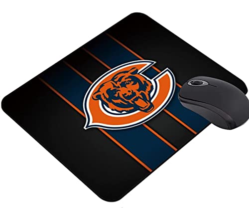 Mialtry DE01-10 Gaming Mouse Pad, Sport Football Mousepad With Non-Slip Rubber Base For Laptop Computer Desktop Game Mat,Fans Gift Dark Orange Design thumb #1