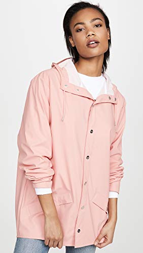 Image of RAINS Women's Jacket, Coral, Pink, M-L