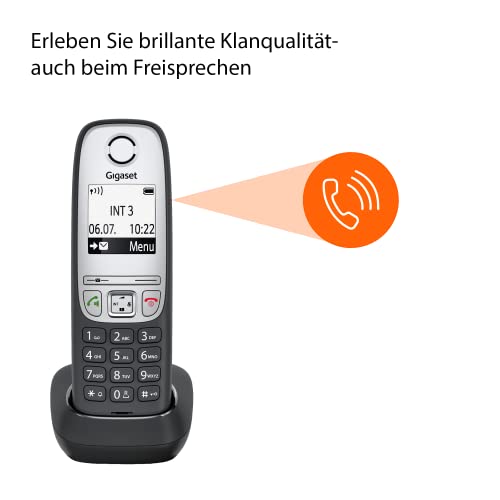 Gigaset A415 DECT Telefon Schnurloses Telefon mit Display und Freisprechfunktion
