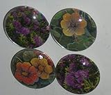 Christmas Magnets, Lesfit 12 Pack 3D Decorative Glass Magnetic Fridge Magnet for Map, Whiteboard and Refrigerator (1.18 inches)