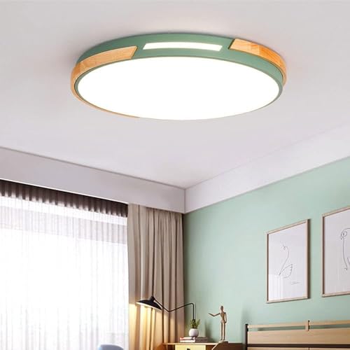 Lámpara de techo reultrafina de panel empotrado verde e iluminación de pasillo 4