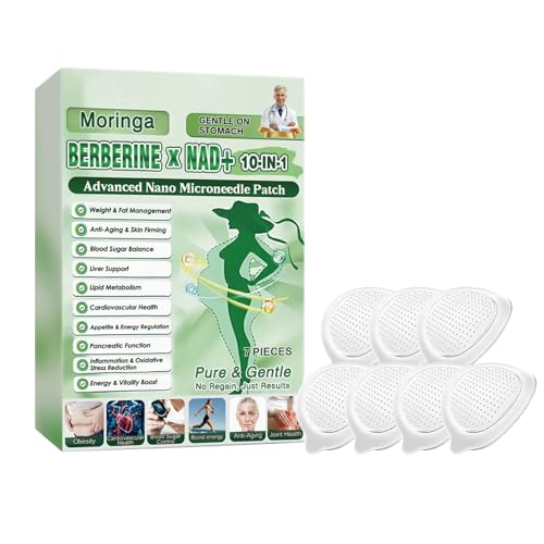 Parche para bajar de peso, 7 pegatinas para el cuidado de la salud 10 en 1, parche avanzado de nanoagujas, parches corporales reafirmantes para mujeres, hombres, viajes a casa, rutina diaria