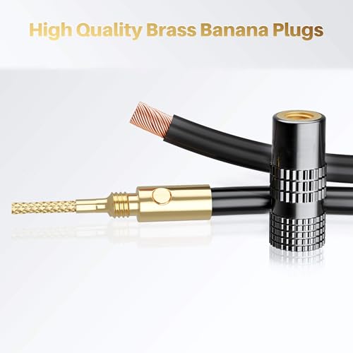 Conector de altavoz para cable de audio receptor cine en casa y placa de pared 5