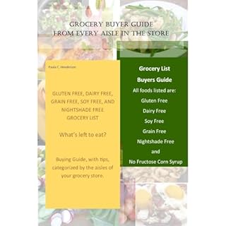 Gluten Free, Dairy Free, Grain Free, Soy Free, and Nightshade Free Grocery List Audiolibro Por Paula C. Henderson arte de por
