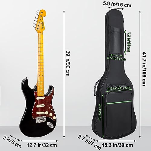 image for Muscab 39 Inch Electric Guitar Bag 7mm Padding Waterproof Electric Gui
