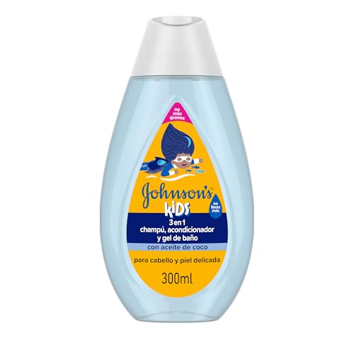 Johnson’s Kids Champú niños, acondicionador pelo y gel de baño 300 ml