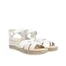 Sandalias Planas para Mujer Pitillos 6231 Blanco - Color - Blanco, Talla...