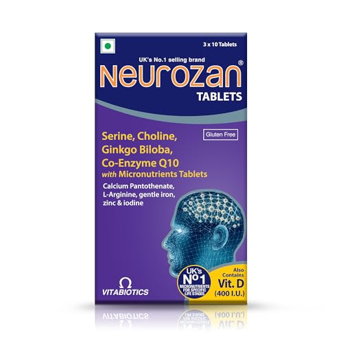 Meyer Neurozan 30 Tablets With Ginkgo Biloba, Serine, Choline